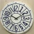 Import 16" New Promotional raised numbers metal Retro Wall Clock from China