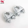 1/8 inch Zinc Plated Wire Cable Clamps Malleable Wire Rope Clamp Electro-Galvanized Wire Rope Clips