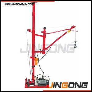 180 degree portable mini crane, small material lifting crane