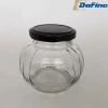 180ml empty clear round glass bottles for food/jam/pickle/honey packing wholesale