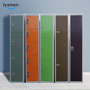 1850mm height free shipping metal office furniture hostel cabinet clothes storage gym steel locker