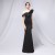 Import 18732# sweetheart long slit One-Shoulder long sexy prom evening dress slim fishtail skirt from China