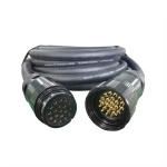 19 pin 2.5mm2 Socapex Extension Power Cable with multipin male to female connectors