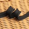 1cm color polyester horizontal pull solid color knitted belt trousers decorative side strip accessories