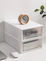 1#makeup organizer office plastic drawer storage box