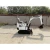 Import 1T electrical mini excavator for garden from China