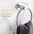 Import 2 Pack Towel Holder No Drilling Heavy Duty Simple Round Brushed Nickel 304 Stainless Steel Wall Mount Towel Ring for Bathroom from China