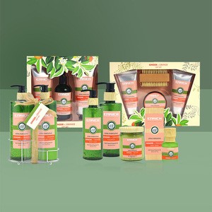200ml Natural Organic Shower Gel Ginger Nourishing Body Wash and Bath Bubble 100% Natural Herbal Bath Gift Sets