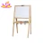 Import 2017 new design kids Wooden double-sided magnetic drawing board for sale W12B098 from China