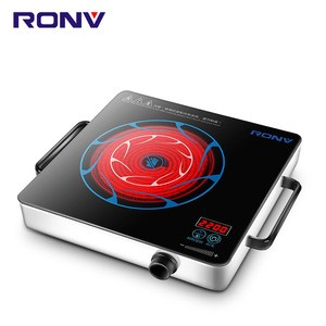 2018 New Arrival Stainless Steel Electric Portable 2200W Ceramic Infrared Induction Cooker with multi-function