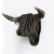Import 2018 new design carved 3d wood animal head wall decoration from China