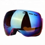 2018 new product winter outdoor sports skiing multi colors anti slip elastic strap customized logo for unisex best sell goggles