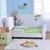 Import 2018 top selling Crystal Buckled single modern leather children bed from China