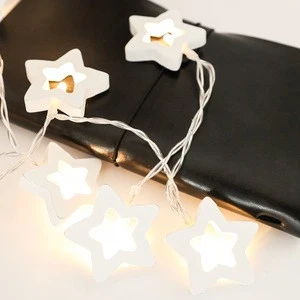 2019 Amazon Hot selling Holiday Lighting LED Fairy Star Curtain String luminarias Garland Decoration Christmas Wedding Light