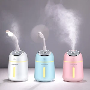 2019 newest design USB humidifier with mini fan for home office