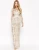 Import 2019 Spring Summer new push-off premium long sleeve embellished maxi evening dress from China