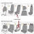Import 2020 Luxury PU Car Seat Covers for All Season Bussiness Style from China