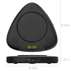 2020 Upgraded Multifunction Portable CD Player with Bluetooth FM Radio wireless remote control