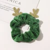 2020 Winter Christmas Hair Ring , Cute Elastic Hair Bands For Women