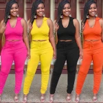 2020 womens fitness apparel all sizes Clothing Casual Elegant Top hoodie Sleeveless sportswear Cotton Shoulder workout clothes