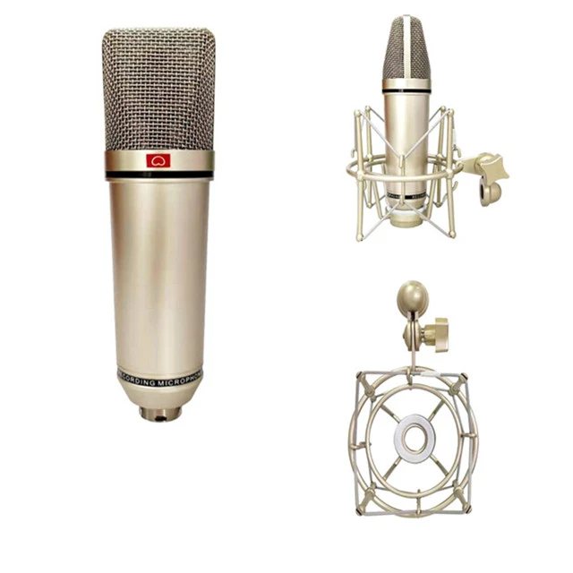 2020Hot-selling product professional metal recording 3.5mm condenser recording studio microphone