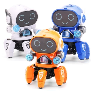 2021 6-jaw cute smart dancing robot toys