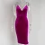 Import 2021 Cheap Factory Price Women Sexy Sling Night Party V Neck Rhinestone Ladies Bodycon Club Wear Dress from China