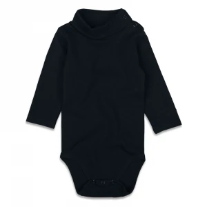 2021 Hot selling Baby Clothes Romper Newborn Baby Turtleneck Shoulder Snap Bodysuit Blank Long Sleeve Baby Winter Clothes