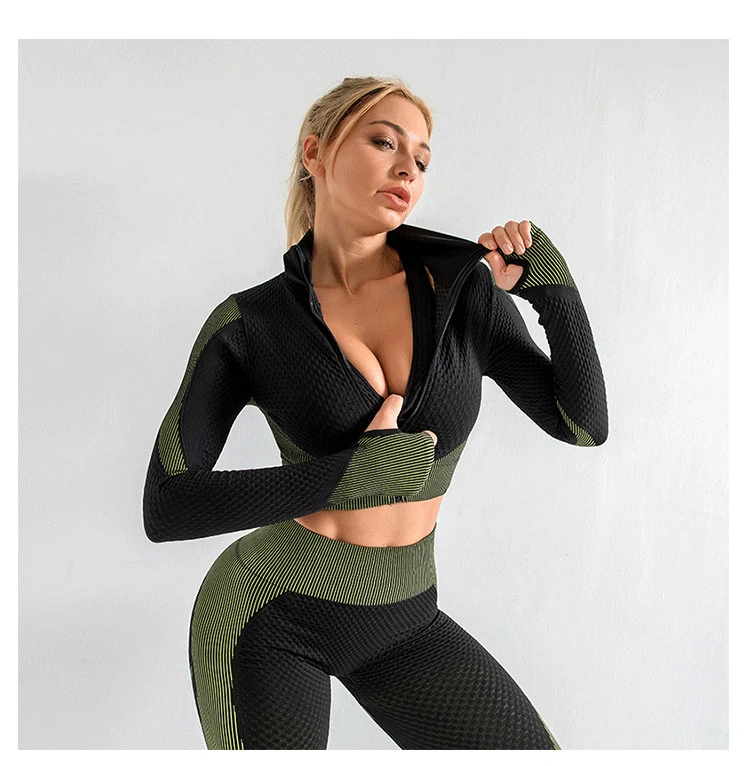 2021 new products seamless sports bra yoga wear 2pcs fitness yoga wear fitness yoga sets