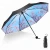 Import 21inch 5 folding umbrella and 2 layer folding umbrella with inner printing umbrellas from China