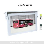 22 inch Wall Mounted LCD TV monitor for bus /22 inch Wall Mounted LED Display Screen for Advertisment