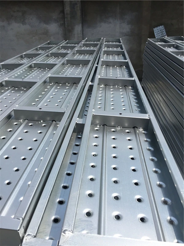 240*45mm Galvanized Steel Plank Metal Deck Scaffolding Walkway Platform Board for Sale