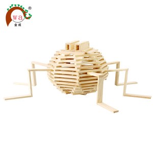240pcs wooden building blocks educational toys