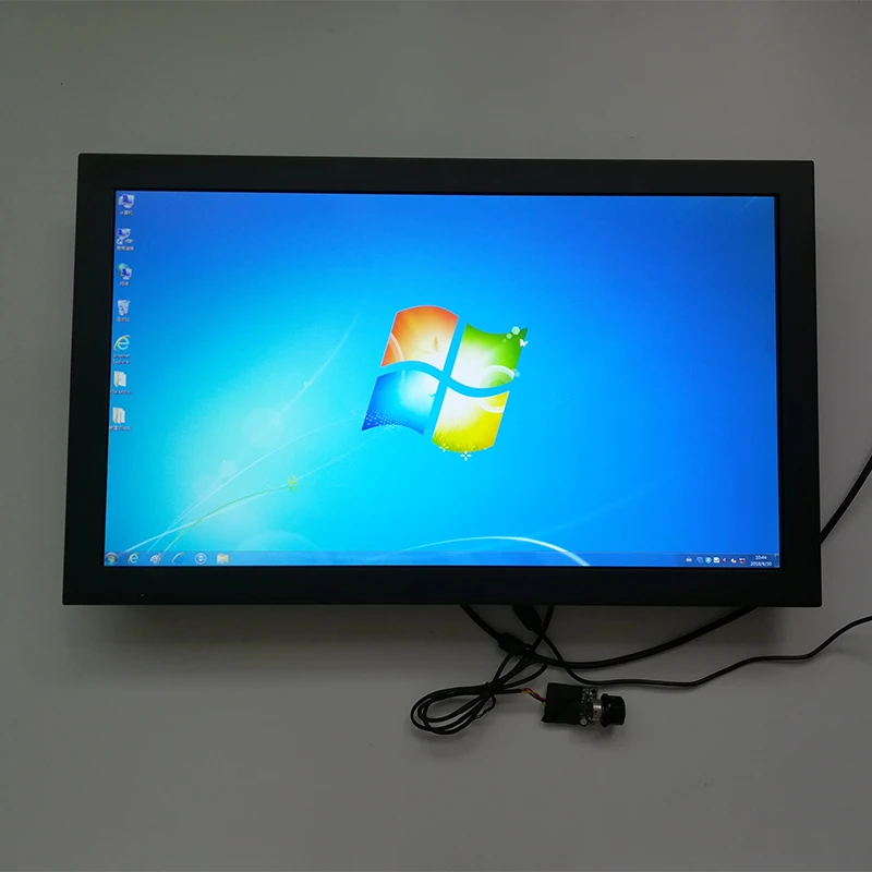 24V sunlight readable display 24&quot; AV LCD monitor with dimmer to adjust brightness