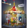 2592pcs Newly MOC Carousel Model DIY Building Blocks Bricks Educational Toys(XingBao 30001)