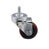 3 4 5 inch industrial trundle caster with Omni-directional PU wheel (FHJ-309/409/509)
