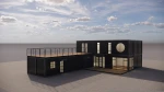 3 Bedrooms Prefab Modular Home Modern Container House Luxury