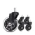 3 inch Office chair PU wheels replacement rubber office chair casters/ heavy duty office chair casters