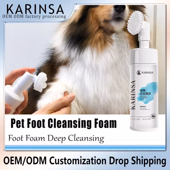 300ml Pet Paw Cleaning Foam Deep Cleansing Antibacterial Formula for Dogs &amp; Cats