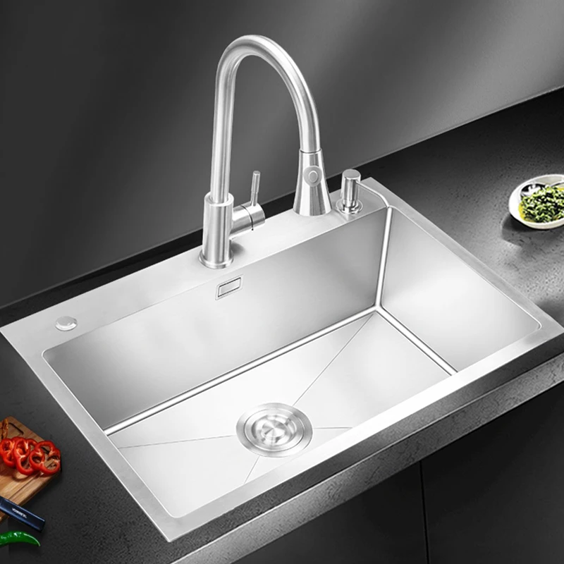 304 stainless steel handmade kitchen sink