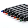 30/40/60/80 color double-tip art marker pen, permanent marker pen and double-headed animation design marker pen factory