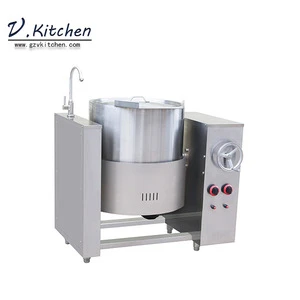 304ss pot 150L electric tilting boiling pan stainless steel restaurant commercial  kitchen equipment