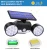 Import 30Led Solar Powered Yard Lights Double Head Solar Garden Sensor Light Waterproof Rating Ip65 Solar Wall Lamp from China