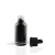 Import 30ml Empty Essential Oil Matte Black Frosted Glass Dropper Bottle from China