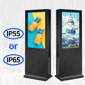 32-75 Inch IP55 IP65 Touch Screen Outdoor Advertising Icd Display Digital Signage and Displays Advertising  Player Kiosk