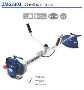 32.6cc 2-stroke gasoline anti-vibration grass trimmer /  brush cutter