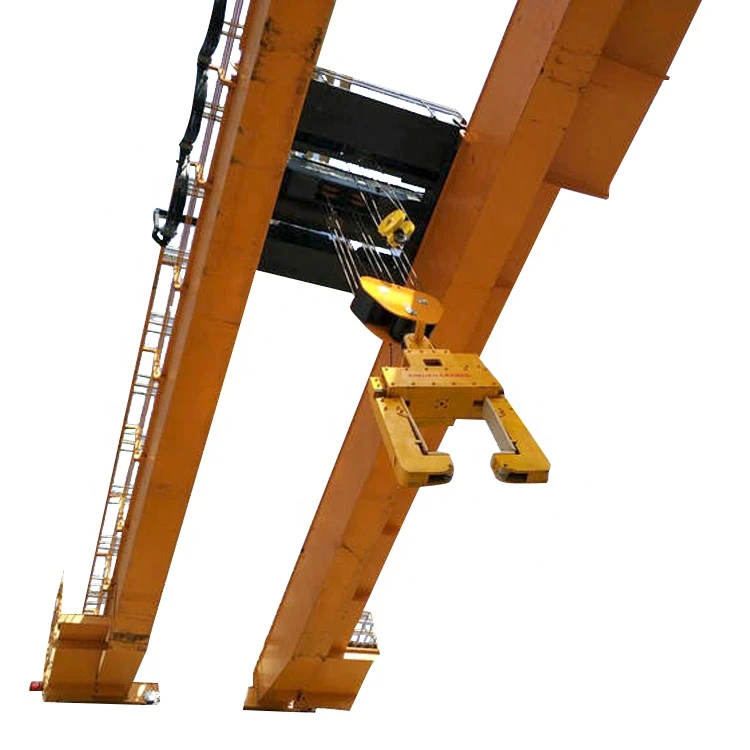 35t workshop used wireless control double beam overhead crane design