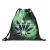 Import 3D printing backpack drawstring bag Multi-color Backpacks weeds palm full print with travel bags from China