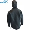 3mm Swell blank high quality jacket neoprene hoodie fleece lined for men