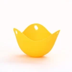 4 Colors Mini High Temperature Kitchen Supplies Resistance Silicone Egg Steamer Cups Cooker
